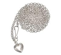 Alpenflüstern Dirndl-Miederkette 150 cm - Damen-Trachtenschmuck mit antik-silber-farbenem Trachten-Edelweiss, elastisches Perlenarmband (in traditionellen Farben) DCH040