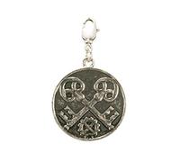 Alpenflüstern Trachten-Anhänger Maibaum Schlosser für Charivari oder Trachtenkette (antik-silber-farben) AAH151