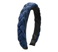 Flecht-Haarreif - Leinen Optik - verschiedene Farben - Alpenflüstern - Farbe - Blau