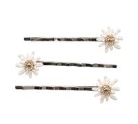 Alpenflüstern Trachten-Haarklammern Edelweiss Greta 3er-Set (creme-weiß) ADV144