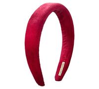 Alpenflüstern Trachten-Haarreif Babycord - Damen Haarschmuck, Haarband rutschfest fürs Dirndl (beere-pink) ADV151