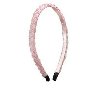 Perlen-Haarreif - Flecht Optik - Alpenflüstern - Farbe - Rosa-Rosé