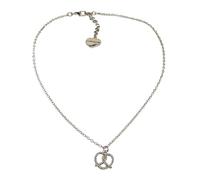 Alpenflüstern Trachten-Halskette Breze - Damen-Trachtenschmuck, Dirndlkette, Trachtenkette (silber-farben) DHK350