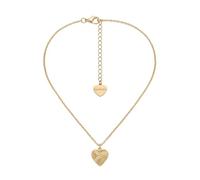 Alpenflüstern Trachten-Halskette Knotenherz - Damen-Trachtenschmuck, Dirndlkette, Trachtenkette (gold-farben) DHK354