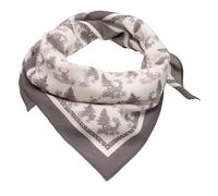 Alpenflüstern Trachten-Nickituch Hirsch im Wald Toile de Jouy (dunkelgrau) ATX044