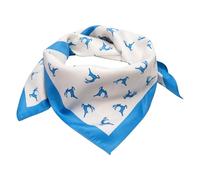 Alpenflüstern Trachten-Nickituch Springende Hirsche in traditionellen Farben ATX037 (hell-blau)
