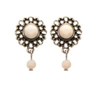 Alpenflüstern Trachten-Ohrstecker Helena - Damen-Trachtenschmuck, Trachten-Ohrringe (apricot) DOR052