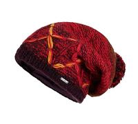 alpengoa McRon Damen Gefütterte Beanie Wollmütze Faye E Rot