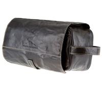 Alpenleder Kulturtasche ROLL-UP ebenholz