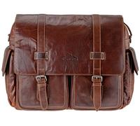 Alpenleder Messenger Bag AOSTA brandy