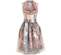 Alpenmärchen Midi Dirndl Cleo aus Exklusiver Kollektion inkl. Spitzenschürze Gr.46 - ALM900