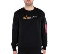 Alpha Industries Alpha Label Sweater Sweatshirt für Herren Black
