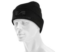 Alpha Industries 3D Beanie schwarz