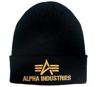 Alpha Industries 3d Mütze One Size Black / Yellow Gold