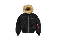 Alpha Industries 45P Hooded Custom Jacke, schwarz, Größe XL