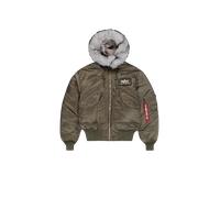 Alpha Industries 45/P Hooded Custom Loose Größe 2XL Olivgrün