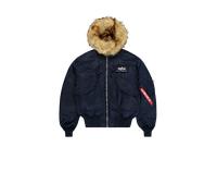 Alpha Industries 45P Hooded Custom Jacke, blau, Größe XL