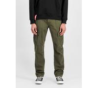Alpha Industries Agent Pant Cargo Hose dark olive, Größe 38, Herren, Baumwolle