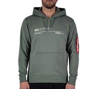 ALPHA INDUSTRIES AI Reflective Hoody Kapuzensweat für Herren Vintage Green