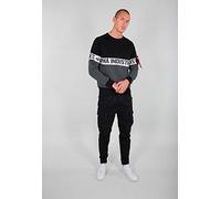Alpha Industries AI Stripe Sweater Sweatshirt für Herren Black