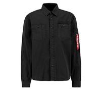 Alpha Industries Air Force EMB Shirt Overshirt für Herren Black