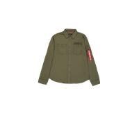 Alpha Industries Air Force Embroidery Shirt Größe XL Grün
