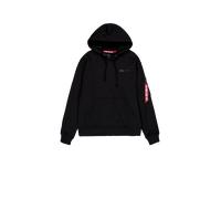 Hoodie ALPHA INDUSTRIES "Alpha Industries Men - Hoodies Air Force Hoody" Gr. M, schwarz (black) Herren Sweatshirts (28847766-M) black