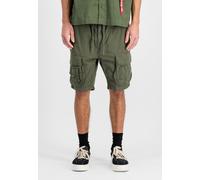 Alpha Industries - Aloha Safari Dark Olive - Shorts - Grün - W36 - 60% Baumwolle, 40% Viskose Grün W36
