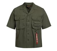 Alpha Industries Aloha Safari Shirt Größe M Grün