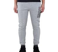 Alpha Industries Alpha Block-Logo Jogger Jogginghose für Herren Grey Heather