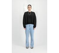 Sweater ALPHA INDUSTRIES "Alpha Industries Women - Sweatshirts" Gr. L, schwarz (black) Damen Sweatshirts (98291246-L) black