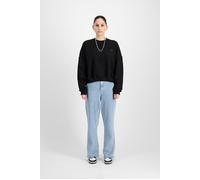 Sweater ALPHA INDUSTRIES "Alpha Industries Women - Sweatshirts" Gr. S, schwarz (black) Damen Sweatshirts (98291246-S) black