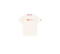 Alpha Industries Alpha Label Puff Print T-Shirt Größe S Weiß
