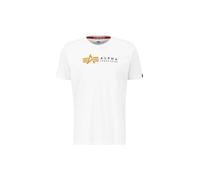 Alpha Industries - Alpha Label T PP T-Shirt für Männer - Größe XL - Weiß