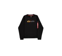 Alpha Industries Alpha Label Sweater Sweatshirt für Herren Black