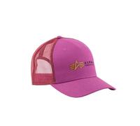 Alpha Industries Alpha Label Trucker Cap dark magenta