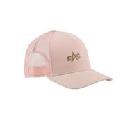 Alpha Industries Alpha Label Trucker Cap pale peach