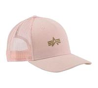 Alpha Industries Alpha Label Trucker Cap pale peach