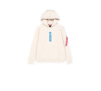 Alpha Industries Kapuzensweatshirt Herren weiß, XL