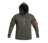 Alpha Industries - Alpha Puff Print Hoodie - Sweatshirt - Dark Olive XXL