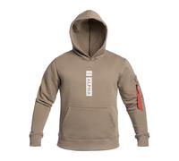 Hoodie ALPHA INDUSTRIES "Alpha Industries Men - Hoodies Alpha PP Hoodie" Gr. 3XL, beige (vintage sand) Herren Sweatshirts (68402439-XXXL) vintage sand