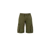 Shorts ALPHA INDUSTRIES "Alpha Short", Herren, Gr. 30, Normalgrößen, grün (schwarz olive), Obermaterial: 100% Baumwolle, Hosen Shorts (35455625-30) schwarz olive