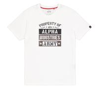 Alpha Industries - Army Property T-Shirt - Weiß XXL