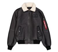 Alpha Industries B-15-3 Faux Leather Größe 2XL Schwarz