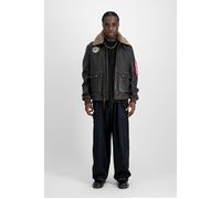 Alpha Industries B-15 Leather Custom Vintage Brown Größe: S | Lederjacken Outlet | Herren | Braun