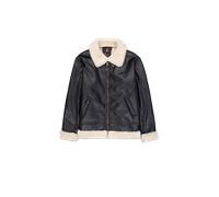 Alpha Industries Herren Kunstlederjacke B3 FL Black 3XL