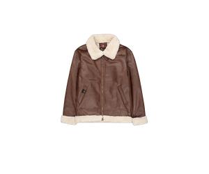 Alpha Industries B-3 Faux Leather Größe XL Braun