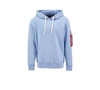 Alpha Industries Hoodie Back Print Hoody Light Blue-S