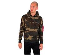 Alpha Industries Back Print Hoody Camo Kapuzensweat für Herren Wdl Camo 65