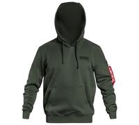 Alpha Industries - Back Print Hoody - Hoodie - Dark Olive M